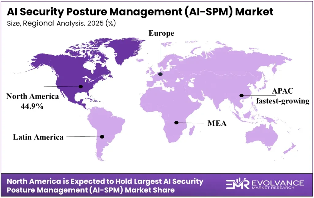 Regional analysis of the AI Security Posture Management (AI-SPM) Market